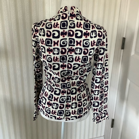 Vintage 60’s Print Top Size XS - Picture 3 of 8